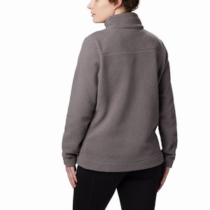 Columbia Ropa De Lana Canyon Point™ Sherpa Pullover Mujer Grises (583YPISLD)